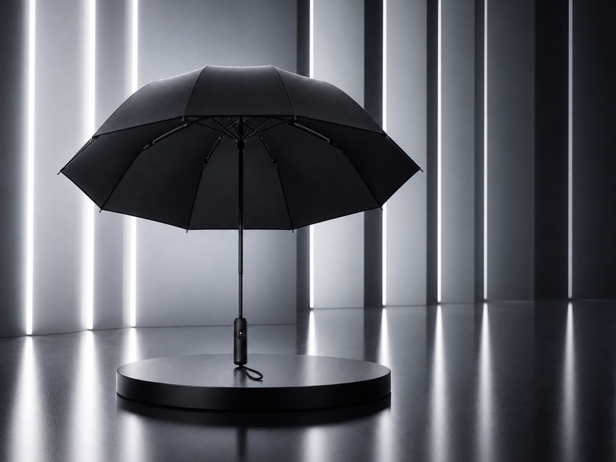 Finished automatic umbrella key visual
